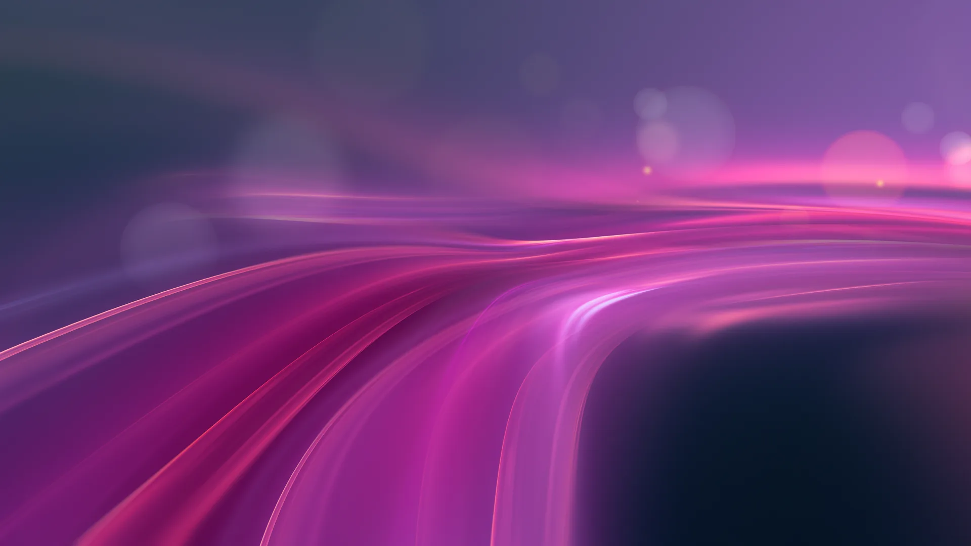 Abstract purple and pink light trails representing a website SEO audit